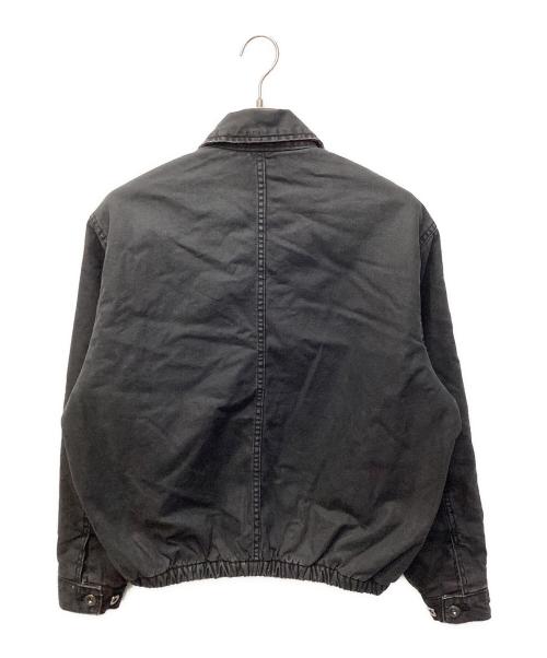 ZARA（ザラ）ZARA (ザラ) ダメージ加工インナーキルトブルゾン ブラック サイズ:38の古着・服飾アイテム