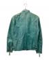 Schott (ショット) クラシックレーサーシングルライダースジャケット グリーン サイズ:M：15000円