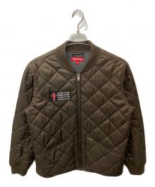 SUPREME（シュプリーム）の古着「14AW Nothing To Hide Quilted Work Jacket/ナッシングトゥハイドキルテッドワークジャケット」｜ブラウン