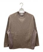 CAV EMPTシーイー）の古着「SIDE SEAM DBL KNIT LONG SLEEVE/サイドシームダブルニットロングスリーブスウェット」｜グレー