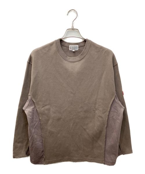 CAV EMPT（シーイー）cav empt (シーイー) SIDE SEAM DBL KNIT LONG SLEEVE/サイドシームダブルニットロングスリーブスウェット グレー サイズ:Mの古着・服飾アイテム