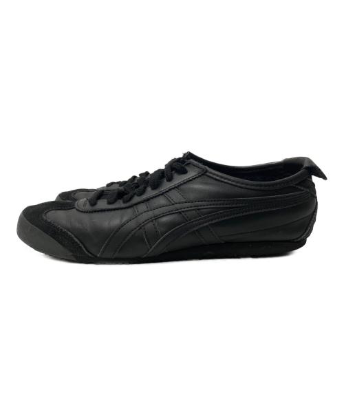 Onitsuka Tiger（オニツカタイガー）Onitsuka Tiger (オニツカタイガー) MEXICO'66/ローカットスニーカー ブラック サイズ:25.5cmの古着・服飾アイテム