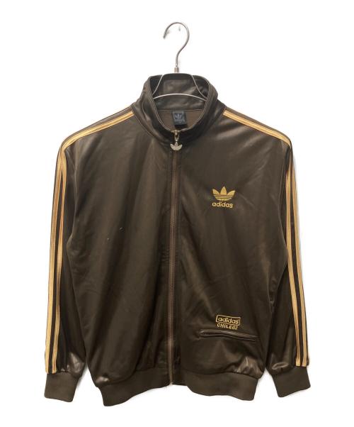 adidas（アディダス）adidas (アディダス) トラックジャケット ブラウン サイズ:Ｌの古着・服飾アイテム