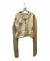 Andequal（アンドコール）の古着「gold button puff sleeve knit」｜アイボリー