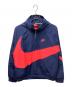 NIKE（ナイキ）の古着「ビッグスウォッシュアノラックジャケット」｜ピンク×ネイビー
