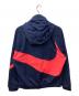 NIKE (ナイキ) ビッグスウォッシュアノラックジャケット ピンク×ネイビー サイズ:S：6000円