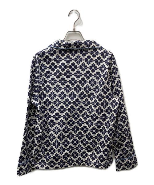 Kate Spade（ケイトスペード）Kate Spade (ケイトスペード) パジャマシャツセットアップ ネイビー×ホワイト サイズ:XSの古着・服飾アイテム