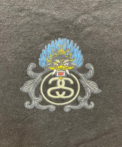 stussy（ステューシー）stussy (ステューシー) 90's 紺タグ ドラゴンプリントTシャツ ブラック サイズ:Mの古着・服飾アイテム