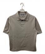 MARGARET HOWELLマーガレットハウエル）の古着「COTTON PIQUE JERSEY TOP/コットンピケジャージトップ」｜グレー