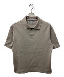 MARGARET HOWELL（マーガレットハウエル）の古着「COTTON PIQUE JERSEY TOP/コットンピケジャージトップ」｜グレー