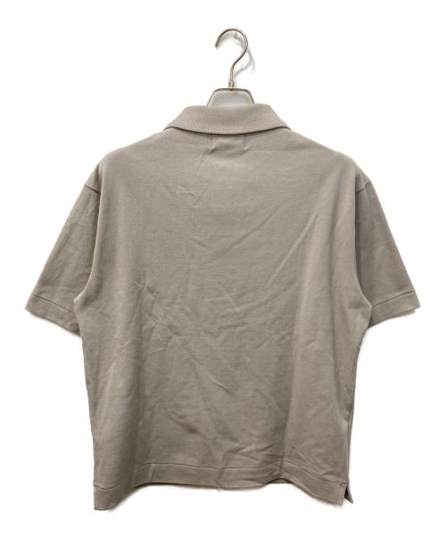 MARGARET HOWELL（マーガレットハウエル）MARGARET HOWELL (マーガレットハウエル) COTTON PIQUE JERSEY TOP/コットンピケジャージトップ グレー サイズ:Mの古着・服飾アイテム