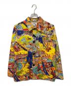 Bohemiansボヘミアンズ）の古着「総柄シャツジャケット」｜マルチカラー