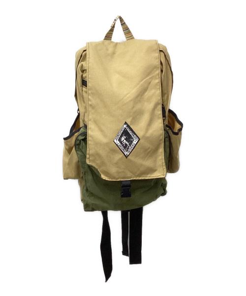 ATMOSPHERE MOUNTAINWORKS（アトモスフィアマウンテンワークス）Atmosphere Mountainworks (アトモスフィアマウンテンワークス) フラップリュック ブラウンの古着・服飾アイテム