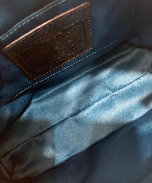 COACH（コーチ）COACH (コーチ) オプアートワンハンドルハンドバッグ ブラックの古着・服飾アイテム