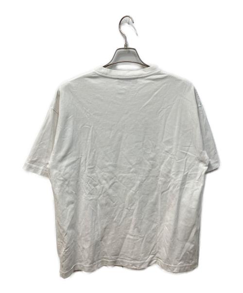 CABAN（キャバン）CABaN (キャバン) スビンコットン モザイクプリントTシャツ ホワイト サイズ:Mの古着・服飾アイテム