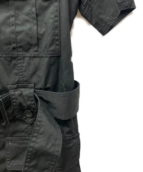 BURBERRY LONDON（バーバリーロンドン）BURBERRY LONDON (バーバリーロンドン) ベルテッドワンピース ブラック サイズ:UK8の古着・服飾アイテム