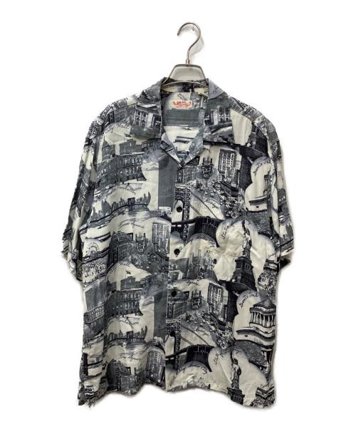 Sun Surf（サンサーフ）Sun Surf (サンサーフ) アロハシャツ グレー サイズ:Ｌの古着・服飾アイテム