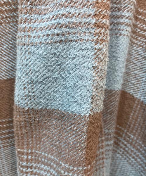 gold（ゴールド）GOLD (ゴールド) TWILL CHECK CARDIGAN ブラック×ブルー サイズ:Ｌの古着・服飾アイテム