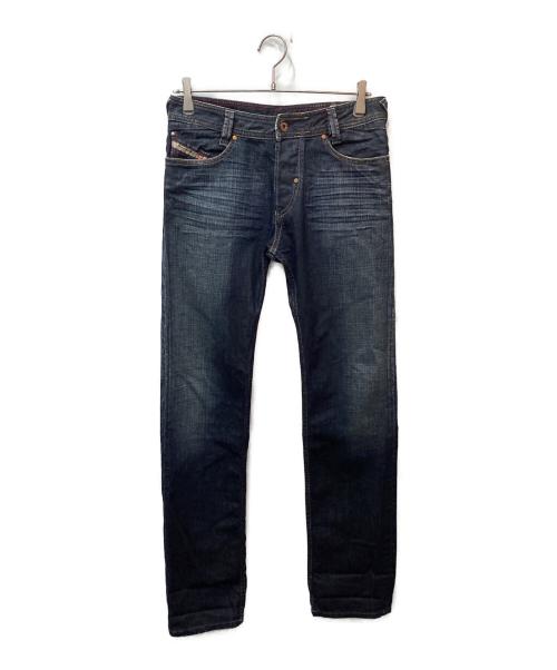 DIESEL（ディーゼル）DIESEL (ディーゼル) SLAMMER ポケットドラゴンデザインデニムパンツ インディゴ サイズ:W28L32の古着・服飾アイテム