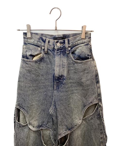 EMODA（エモダ）EMODA (エモダ) カットアウトルーズジーンズ インディゴ サイズ:Sの古着・服飾アイテム