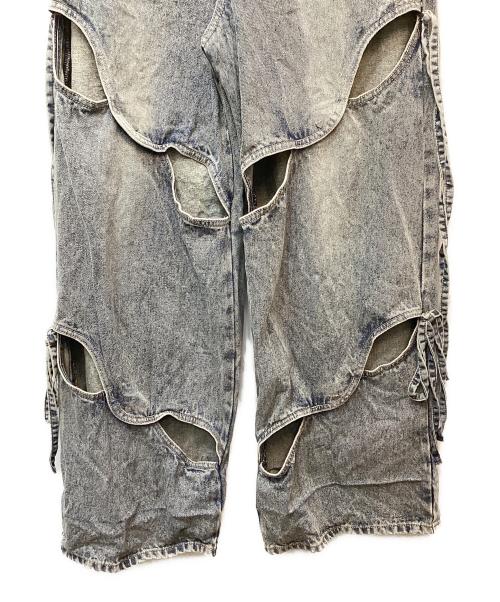 EMODA（エモダ）EMODA (エモダ) カットアウトルーズジーンズ インディゴ サイズ:Sの古着・服飾アイテム