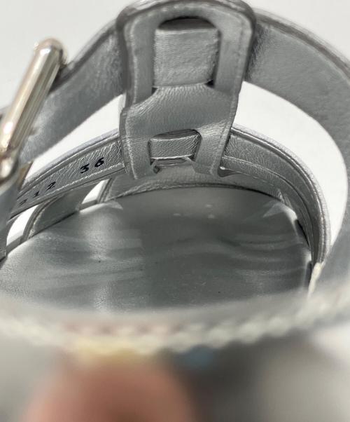 LOUIS VUITTON（ルイ ヴィトン）LOUIS VUITTON (ルイ ヴィトン) アークライト・ライン サンダル シルバー サイズ:36の古着・服飾アイテム
