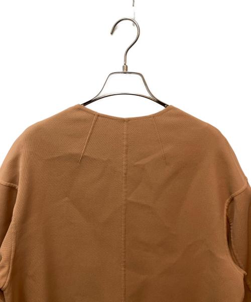 green label relaxing（グリーンレーベルリラクシング）green label relaxing (グリーンレーベルリラクシング) FM リバー ノーラペル コート ブラウン サイズ:36の古着・服飾アイテム