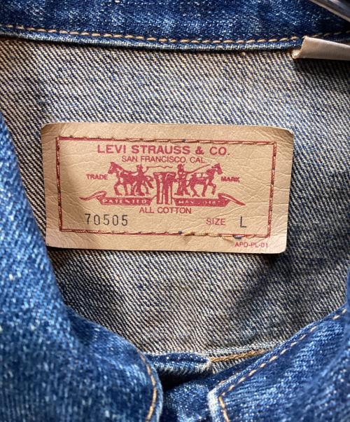 LEVI'S（リーバイス）LEVI'S (リーバイス) 70505トラッカージャケット インディゴ サイズ:Ｌの古着・服飾アイテム