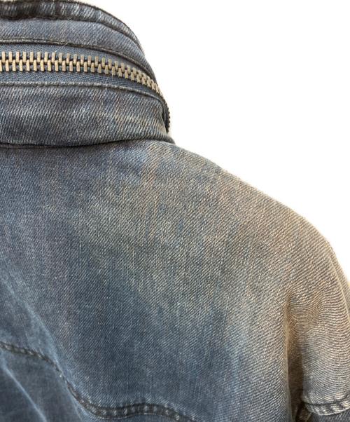 ARMANI EXCHANGE（アルマーニ エクスチェンジ）ARMANI EXCHANGE (アルマーニ エクスチェンジ) ジップアップコーティングデニムジャケット インディゴ サイズ:Mの古着・服飾アイテム