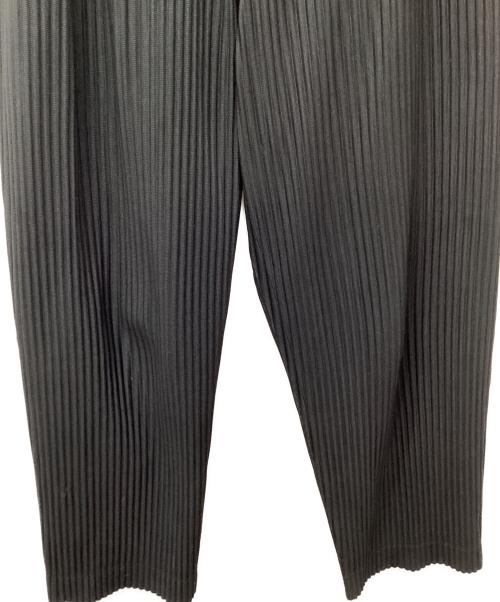 HOMME PLISSE ISSEY MIYAKE（オム プリッセ イッセイ ミヤケ）HOMME PLISSE ISSEY MIYAKE (オム プリッセ イッセイ ミヤケ) BASICS プリーツパンツ ブラック サイズ:2の古着・服飾アイテム