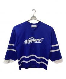 ALPHA sports wear（アルファスポーツウェア）の古着「ホッケーシャツ」｜ブルー