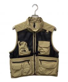 THE NORTH FACE（ザ ノース フェイス）の古着「Utility Mesh Vest（ユーティリティメッシュベスト）」｜ベージュ