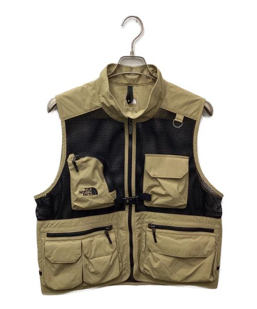 THE NORTH FACE（ザ ノース フェイス）THE NORTH FACE (ザ ノース フェイス) Utility Mesh Vest（ユーティリティメッシュベスト） ベージュ サイズ:Mの古着・服飾アイテム