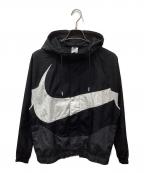 NIKEナイキ）の古着「WOVEN SWOOSH ジャケット（ウーブンスウッシュ）」｜ホワイト×ブラック