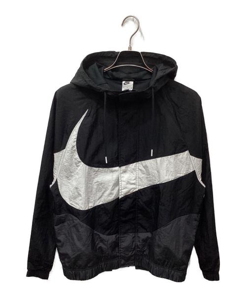 NIKE（ナイキ）NIKE (ナイキ) WOVEN SWOOSH ジャケット（ウーブンスウッシュ） ホワイト×ブラック サイズ:Sの古着・服飾アイテム