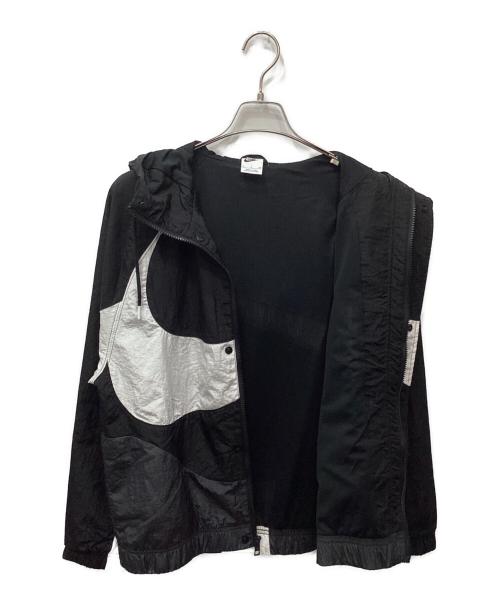 NIKE（ナイキ）NIKE (ナイキ) WOVEN SWOOSH ジャケット（ウーブンスウッシュ） ホワイト×ブラック サイズ:Sの古着・服飾アイテム