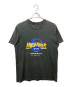 Hard Rock cafeハードロックカフェ）の古着「1989S TORONTO SKYDOME Tシャツ」｜ブラック