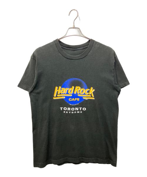 Hard Rock cafe（ハードロックカフェ）Hard Rock cafe (ハードロックカフェ) 1989S TORONTO SKYDOME Tシャツ ブラック サイズ:記載なし(実寸参照)の古着・服飾アイテム