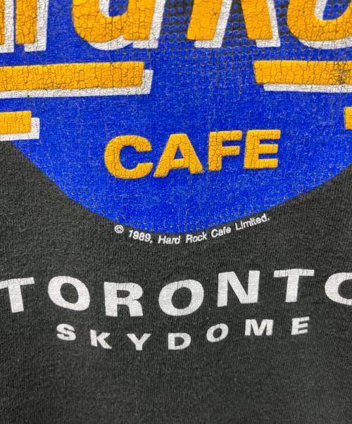 Hard Rock cafe（ハードロックカフェ）Hard Rock cafe (ハードロックカフェ) 1989S TORONTO SKYDOME Tシャツ ブラック サイズ:記載なし(実寸参照)の古着・服飾アイテム