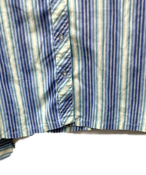 JC PENNEY（ジェーシーペニー）JC PENNEY (ジェーシーペニー) ストライプシャツ ブルー サイズ:表記無しの古着・服飾アイテム