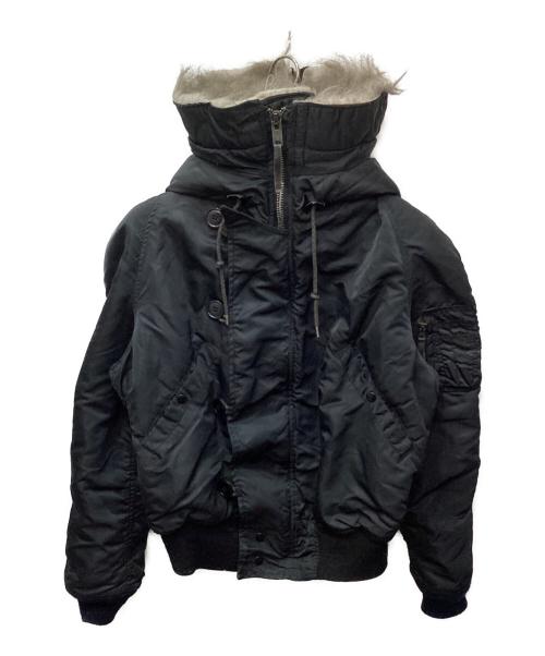 ALPHA（アルファ）ALPHA (アルファ) N-2Bジャケット ブラック サイズ:Mの古着・服飾アイテム