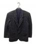 COMME des GARCONS HOMME（コムデギャルソン オム）の古着「ウールチェックテーラードジャケット」｜ネイビー
