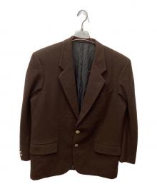 COMME des GARCONS HOMME DEUX（コムデギャルソン オム ドゥ）の古着「金釦ウールテーラードジャケット」｜ブラウン