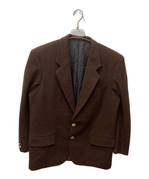 COMME des GARCONS HOMME DEUX（コムデギャルソン オム ドゥ）COMME des GARCONS HOMME DEUX (コムデギャルソン オム ドゥ) 金釦ウールテーラードジャケット ブラウン サイズ:Mの古着・服飾アイテム