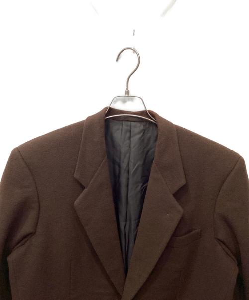 COMME des GARCONS HOMME DEUX（コムデギャルソン オム ドゥ）COMME des GARCONS HOMME DEUX (コムデギャルソン オム ドゥ) 金釦ウールテーラードジャケット ブラウン サイズ:Mの古着・服飾アイテム