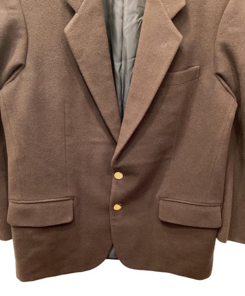 COMME des GARCONS HOMME DEUX（コムデギャルソン オム ドゥ）COMME des GARCONS HOMME DEUX (コムデギャルソン オム ドゥ) 金釦ウールテーラードジャケット ブラウン サイズ:Mの古着・服飾アイテム