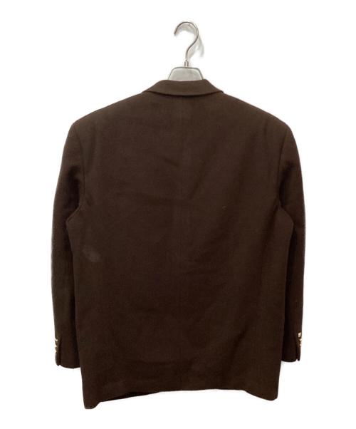 COMME des GARCONS HOMME DEUX（コムデギャルソン オム ドゥ）COMME des GARCONS HOMME DEUX (コムデギャルソン オム ドゥ) 金釦ウールテーラードジャケット ブラウン サイズ:Mの古着・服飾アイテム