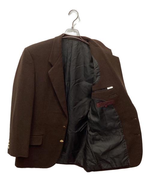 COMME des GARCONS HOMME DEUX（コムデギャルソン オム ドゥ）COMME des GARCONS HOMME DEUX (コムデギャルソン オム ドゥ) 金釦ウールテーラードジャケット ブラウン サイズ:Mの古着・服飾アイテム