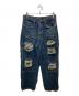NOT4NERD（ノットフォーナード）の古着「Destryed Double Knee Pants / ダメージ加工デニムパンツ」｜インディゴ