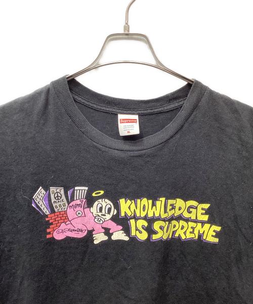 SUPREME（シュプリーム）Supreme (シュプリーム) knowledge TEE ブラック サイズ:XLの古着・服飾アイテム